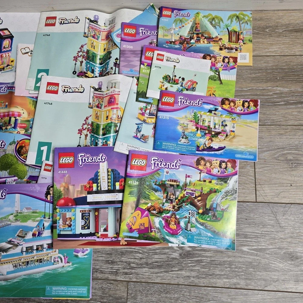 Lego Friends Manuals Bundle - 10+ Manuals